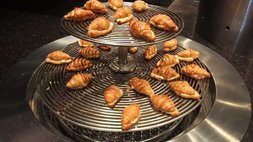 Croissants at Buffet Breakfast at Adelaide Hilton Hotel