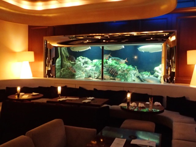 Dining with the Fishes in Shinjuku Tokyo at Den Aquaroom