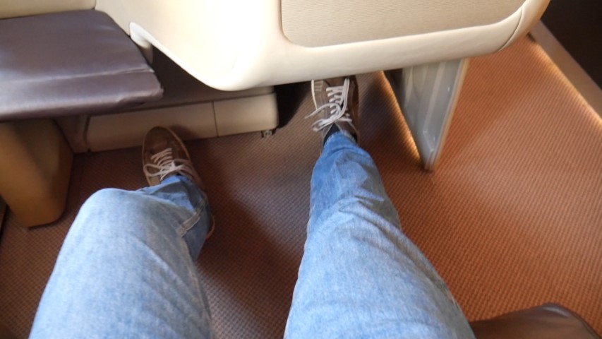 Great Legroom on Singapore Airlines A380