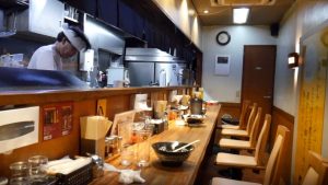 Inside Hijiriya Ramen Nishi-Shinjuku