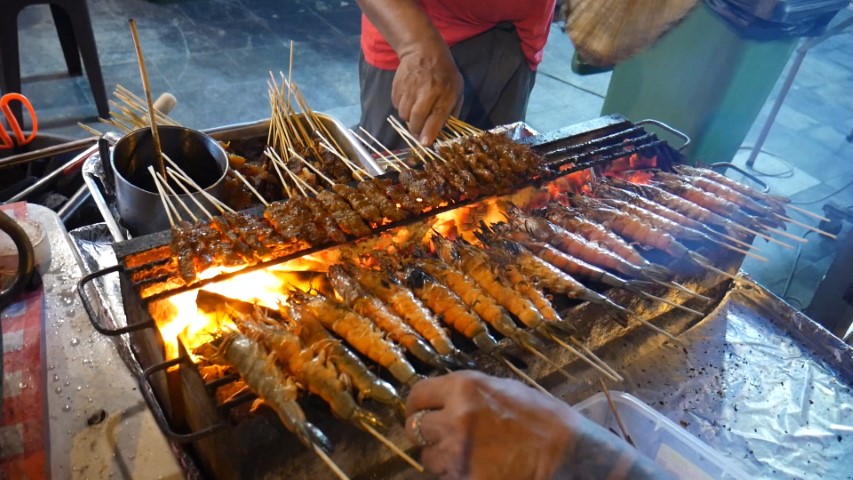 Best Satay in Singapore at Lau Pa Sat Festival Market