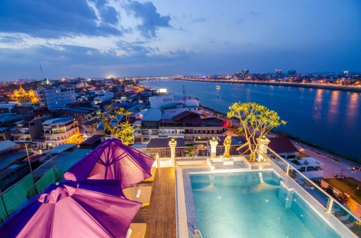 Best Hotels in Phnom Penh with views over the Mekong River