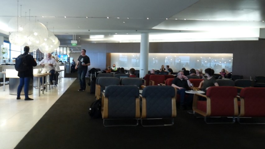 Qantas Business Lounge at Sydney International Airport