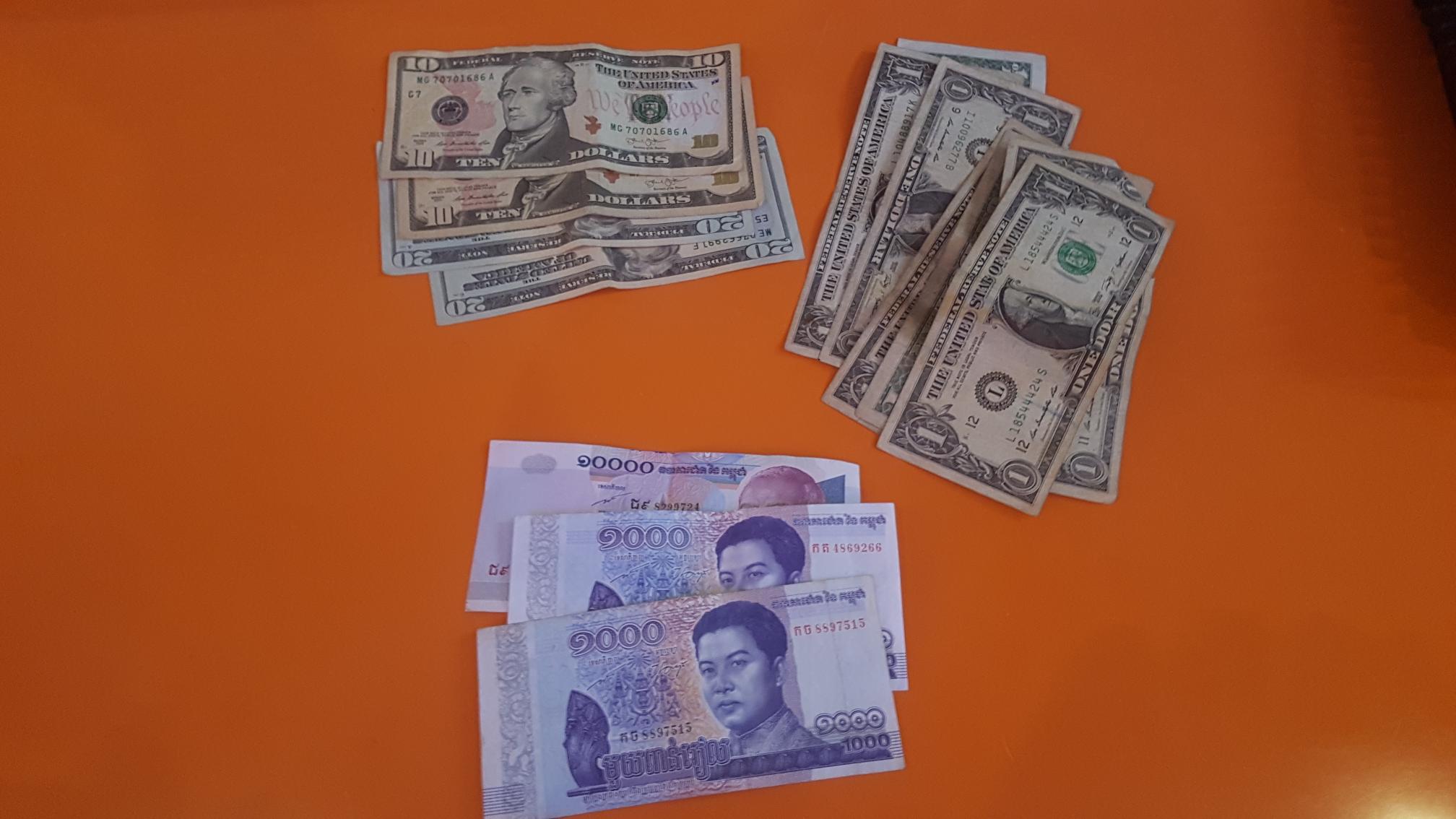 Currency in Cambodia