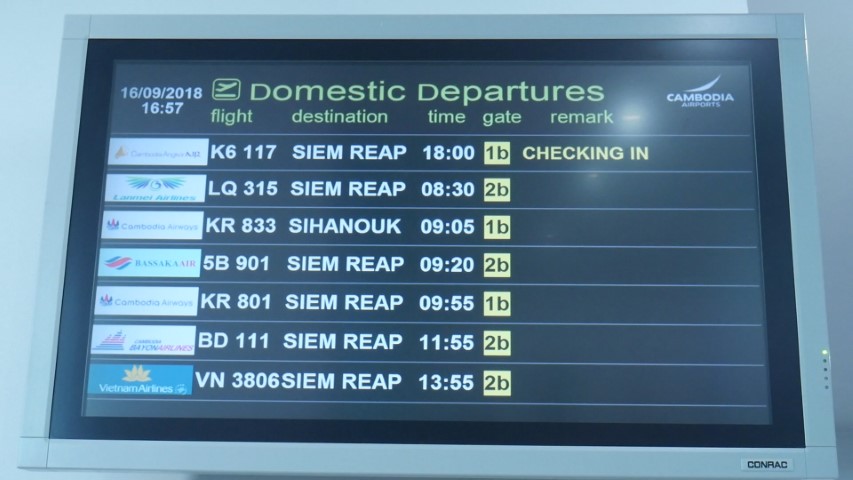 Domestic Destinations from Phnom Penh Airport