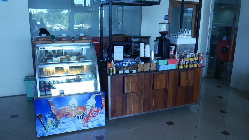Small coffeeshop at Siem Reap Domestic Terminal