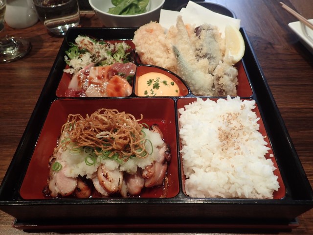 Lunchtime Bento Box at Sake Japanese Restaurant The Rocks Sydney