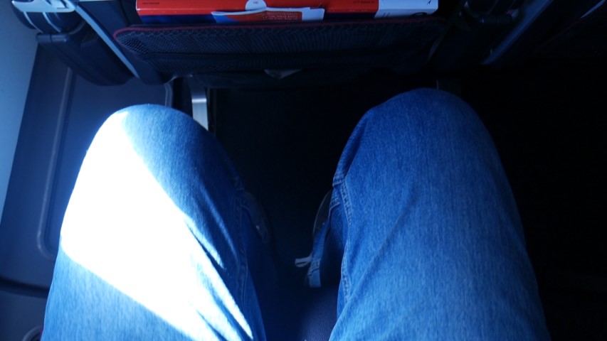 Good Leg Room on Qantas A330-300 Economy Class