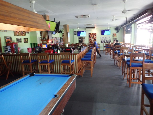 Inside Adrenaline Sports Bar Seminyak