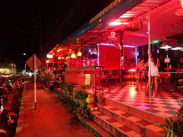 Nightlife Area of Koh Chang Island Thailand