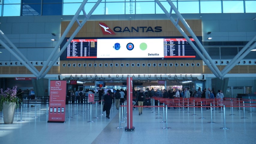 Qantas Terminal 3 at Sydney Airport