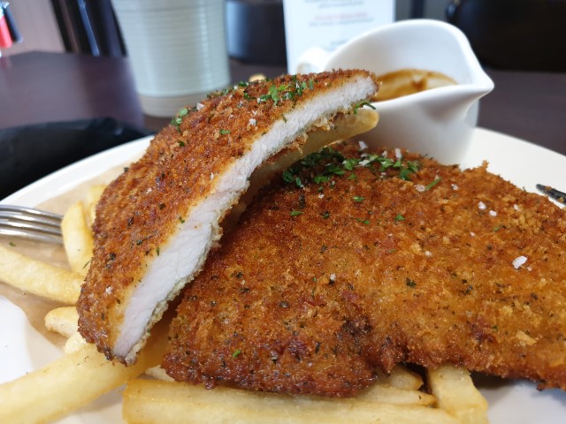 Chicken Schnitzel at Dundee Arms