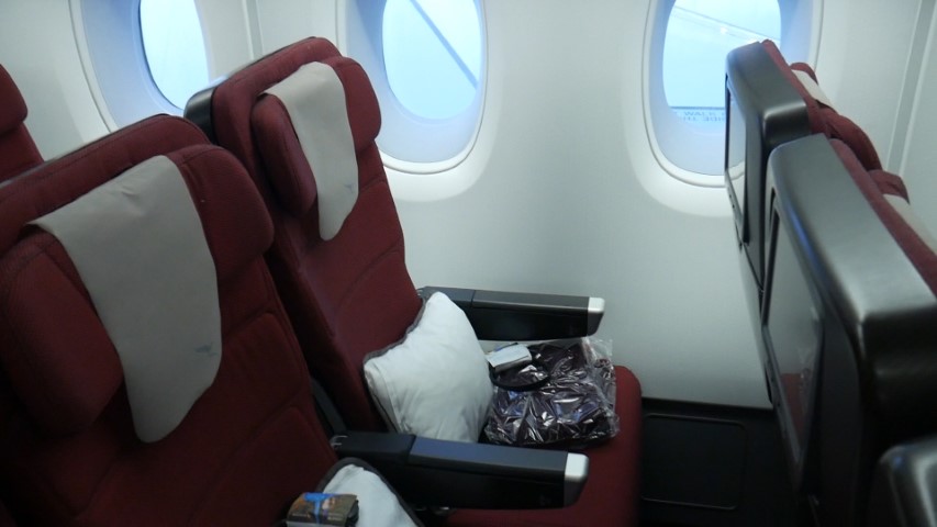 Economy Seat on Qantas A380