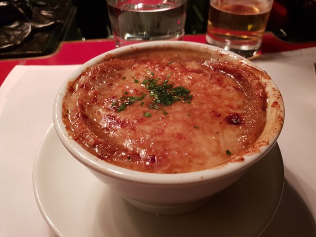 French Onion Soup at Grand Hyatt Steakhouse