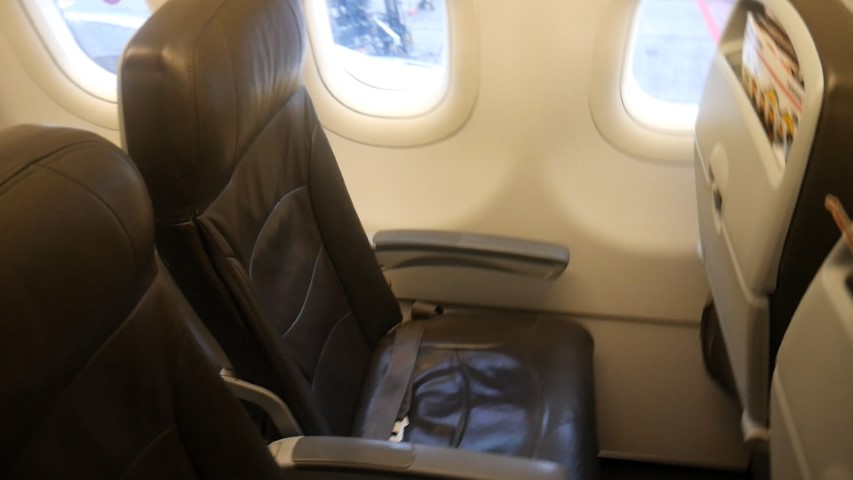 Plane seats on Jetstar Asia A320