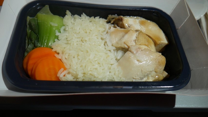 Singapore Chicken Rice on Jetstar Asia