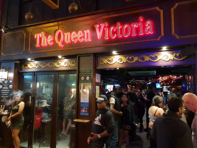 The Queen Victoria Pub in Wan Chai Hong Kong