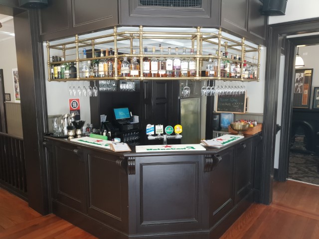 The bar at Dundee Arms