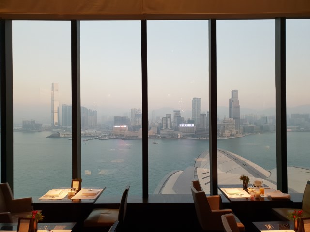 View from Grand Hyatt Hong Kong Club Lounge