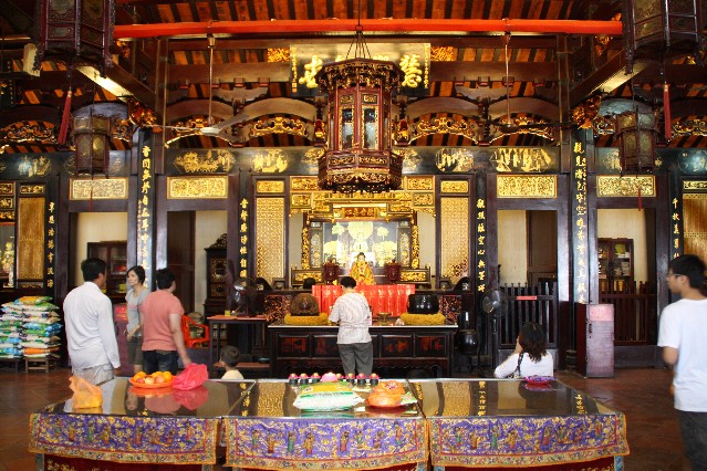 Inside Cheng Hoon Teng Temple Malacca