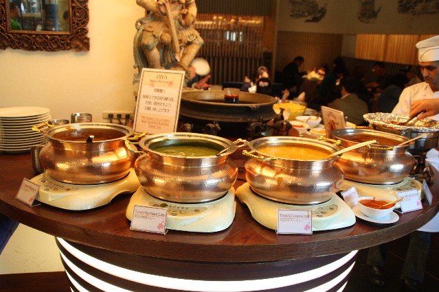 Buffet lunch at Diya Indian Restaurant Roppongi