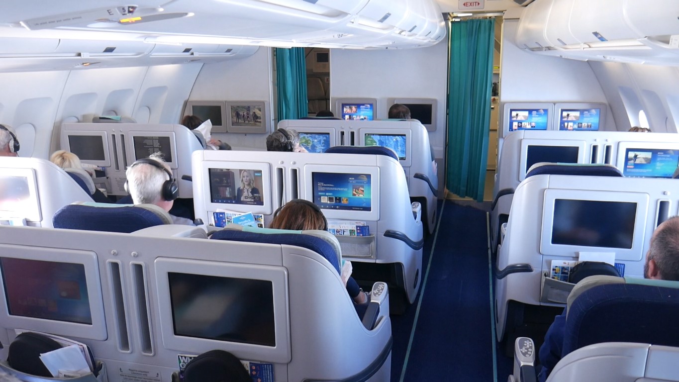 Aircalin Business Class seat configuration