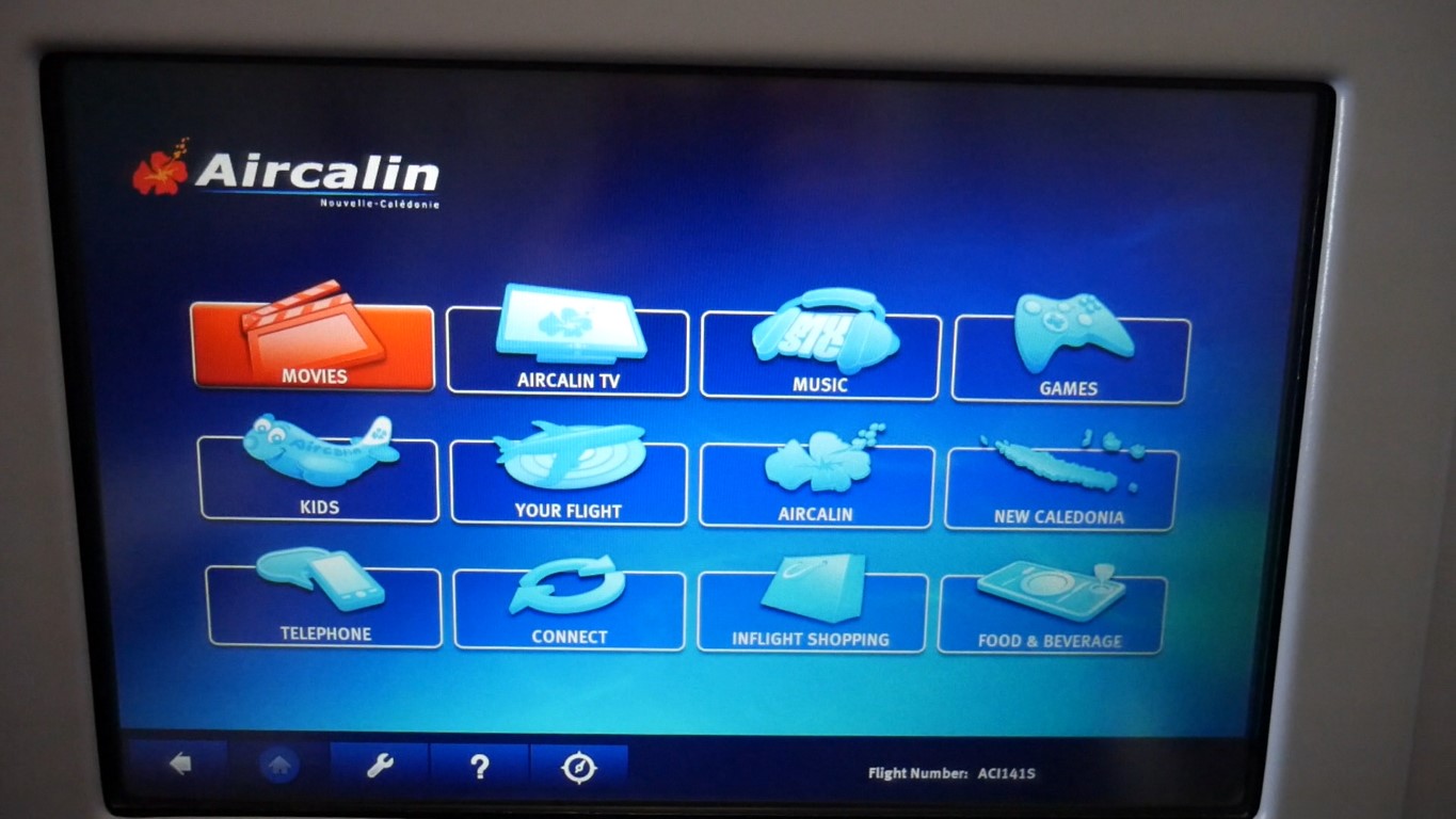 Aircalin Onboard Entertainment