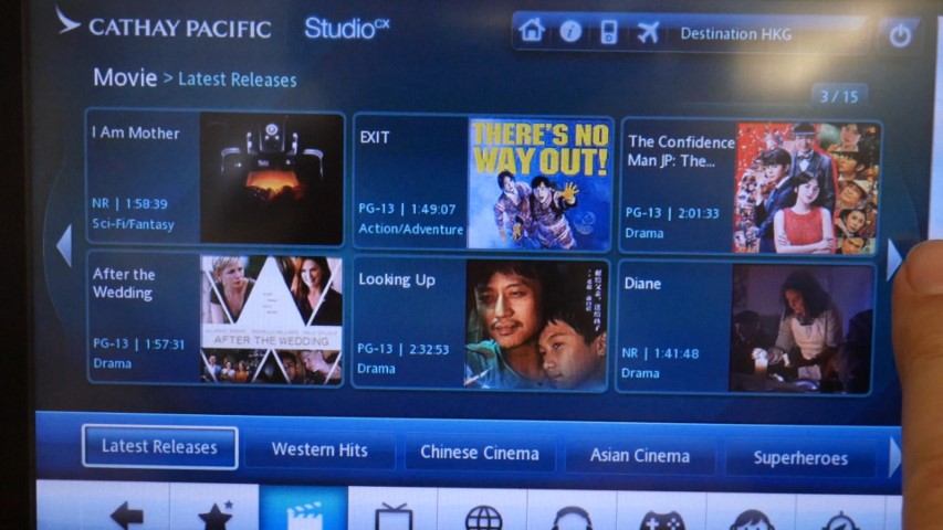 Cathay Pacific Entertainment Unit