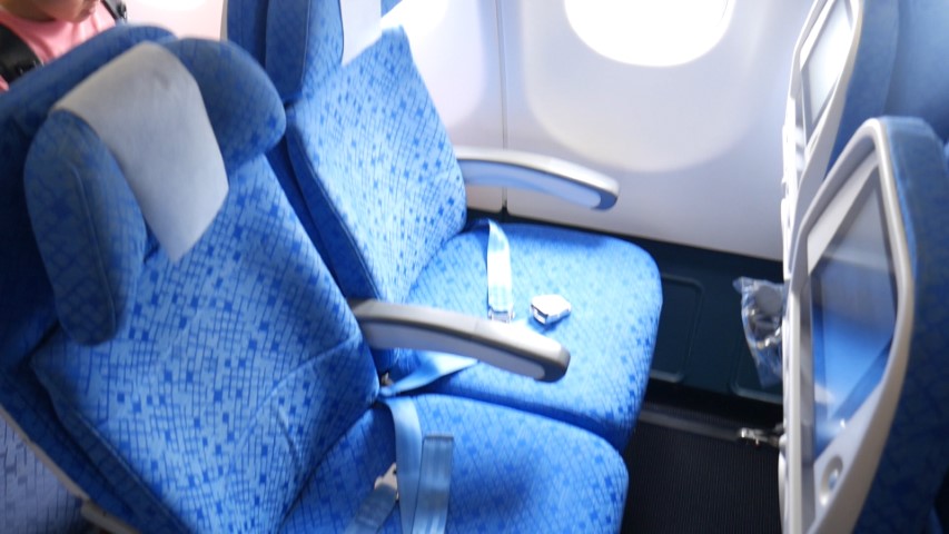 Economy seat of Cathay Pacific A330-300