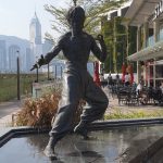 Bruce Lee Statue in Hong Kong