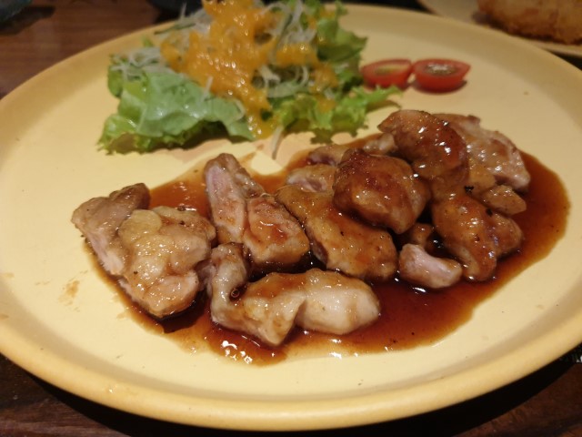 Chicken teriyaki at Kuu Japanese Restaurant Sanur