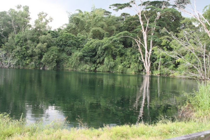 Lake in the centre of Pulau Ubin Singapore