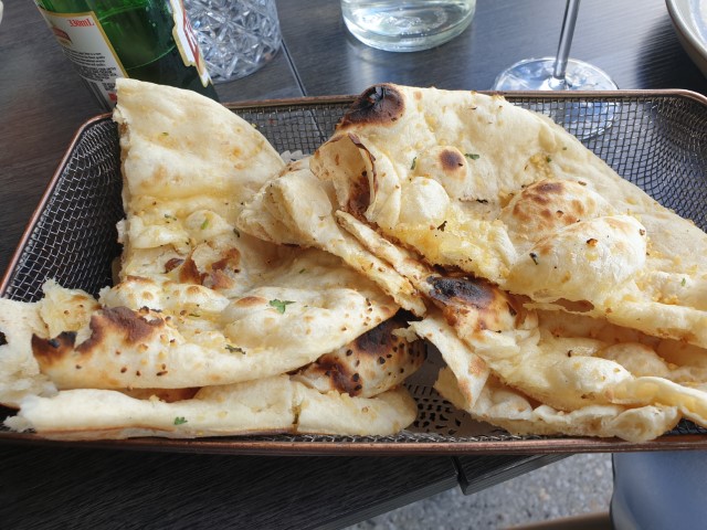 Naan bread at Spiced by Billus