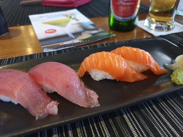 Sushi at Kuu Japanese Restaurant Sanur