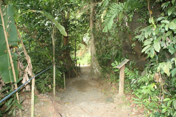 Walking trails on Pulau Ubin Singapore