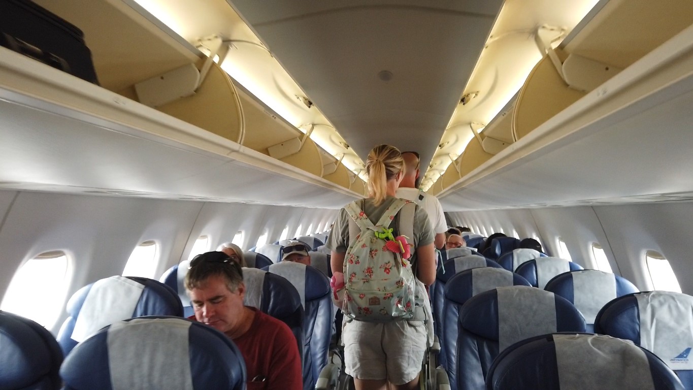 On-board the Airnorth Embraer E170 Jet
