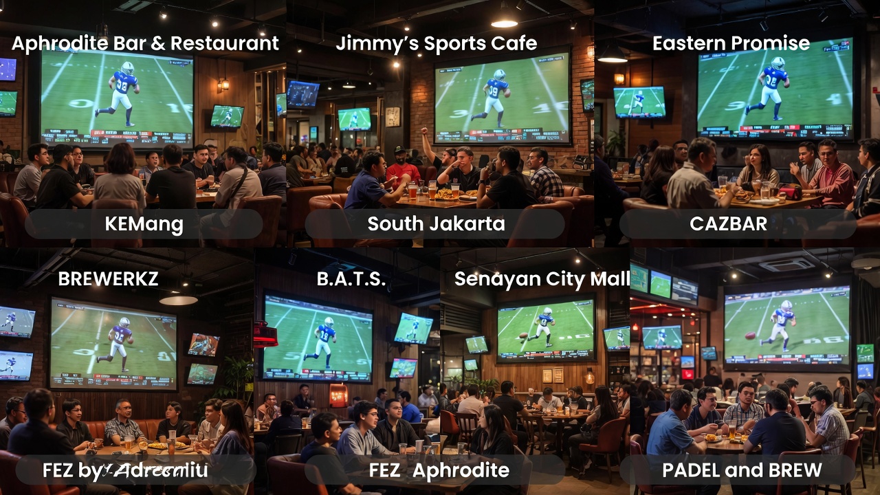 Where to watch NFL American Football in Jakarta