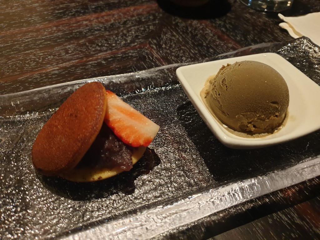 Dessert served at Teppanyaki Grill