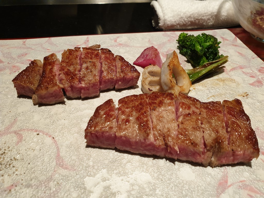 Wagyu beef at Teppanyaki Grill