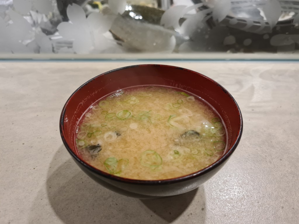Miso soup at You Japanese Izakaya Restaurant