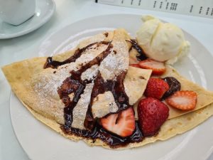 Strawberry Bliss Crepe at Crepe Addict