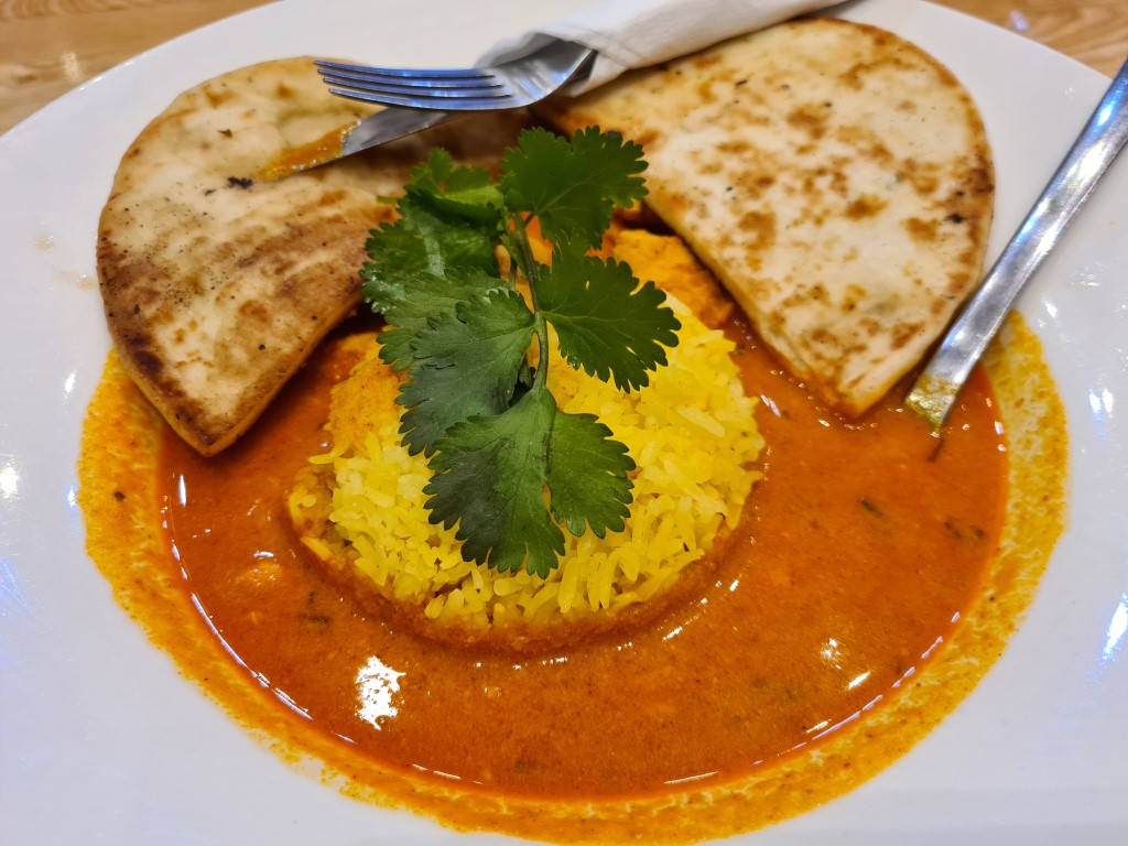 North Indian Butter chicken at Flinders Bar and Grill