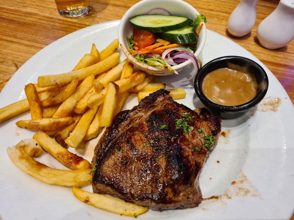 Rump Steak at Flinders Bar and Grill