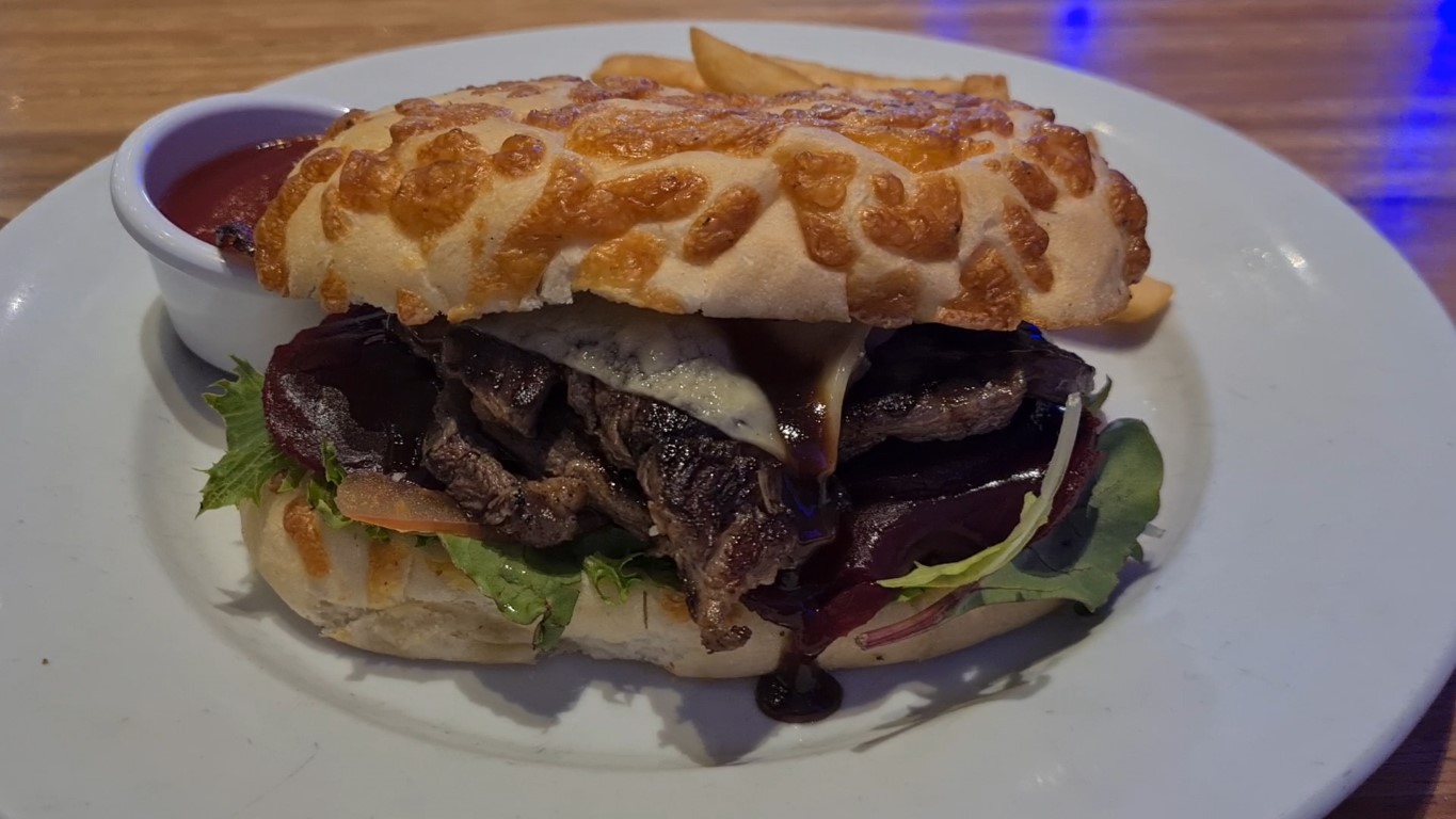 Steak Sandwich at Flinders Bar and Grill