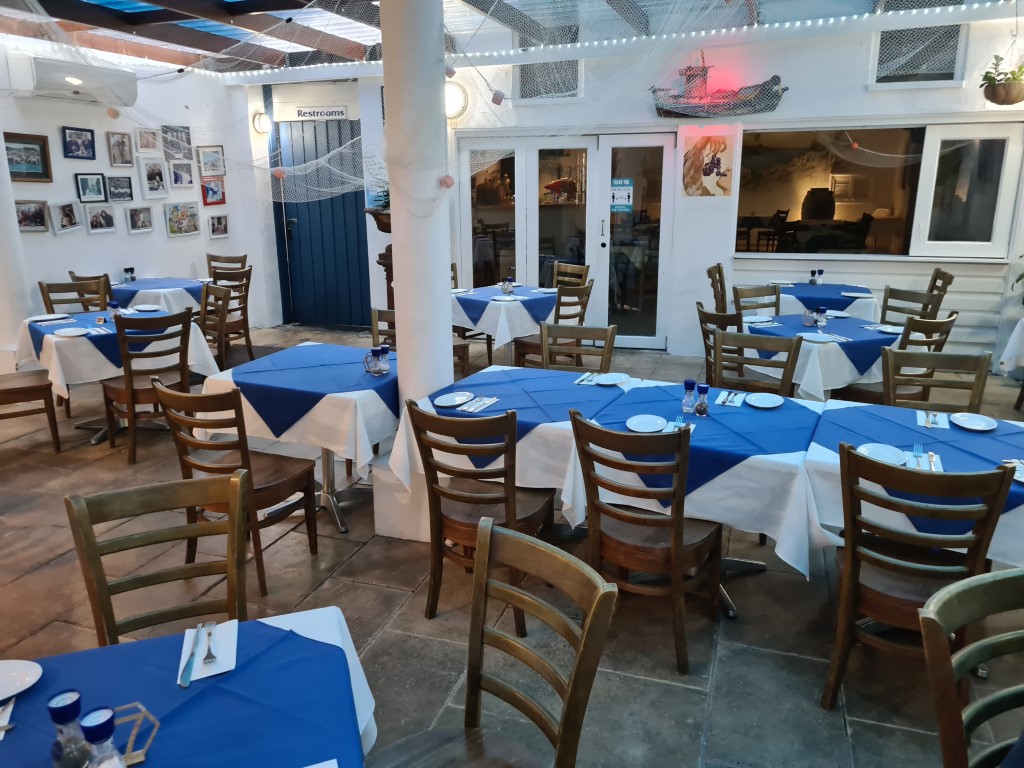 Inside Fetta's Greek Restaurant Cairns