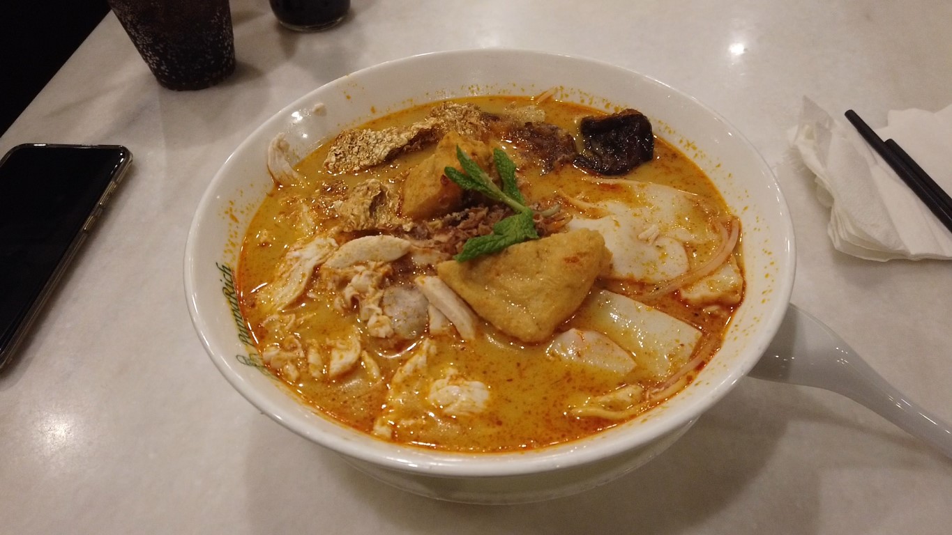 Delicious Laksa Noodle Soup in Brisbane City Centre