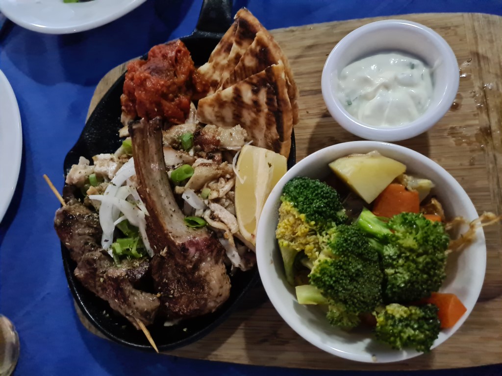 Mixed Meat Platter at Fetta's Greek Restaurant in Cairns