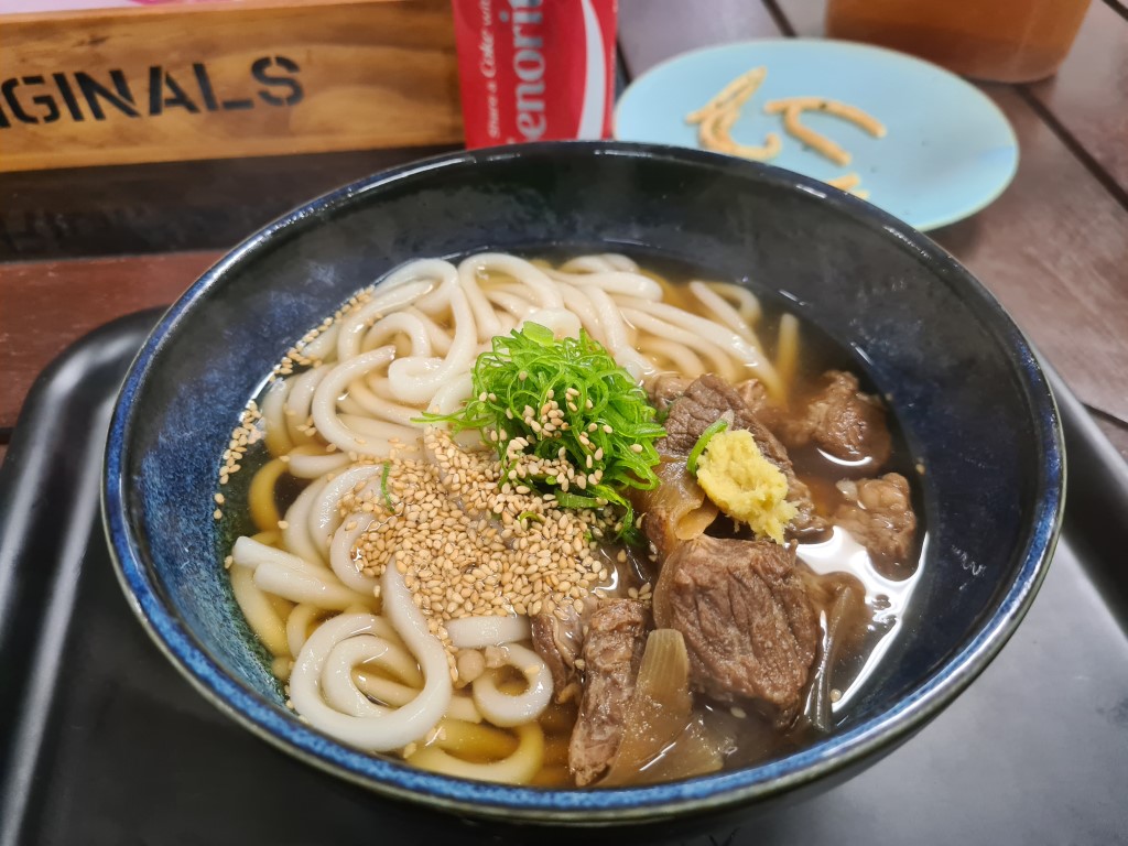 Stewed Beef Udon Noodle Soup