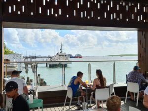 View from Wharf One Cafe Cairns