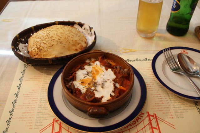 Bosphoros Turkish Restaurant lamb main meal